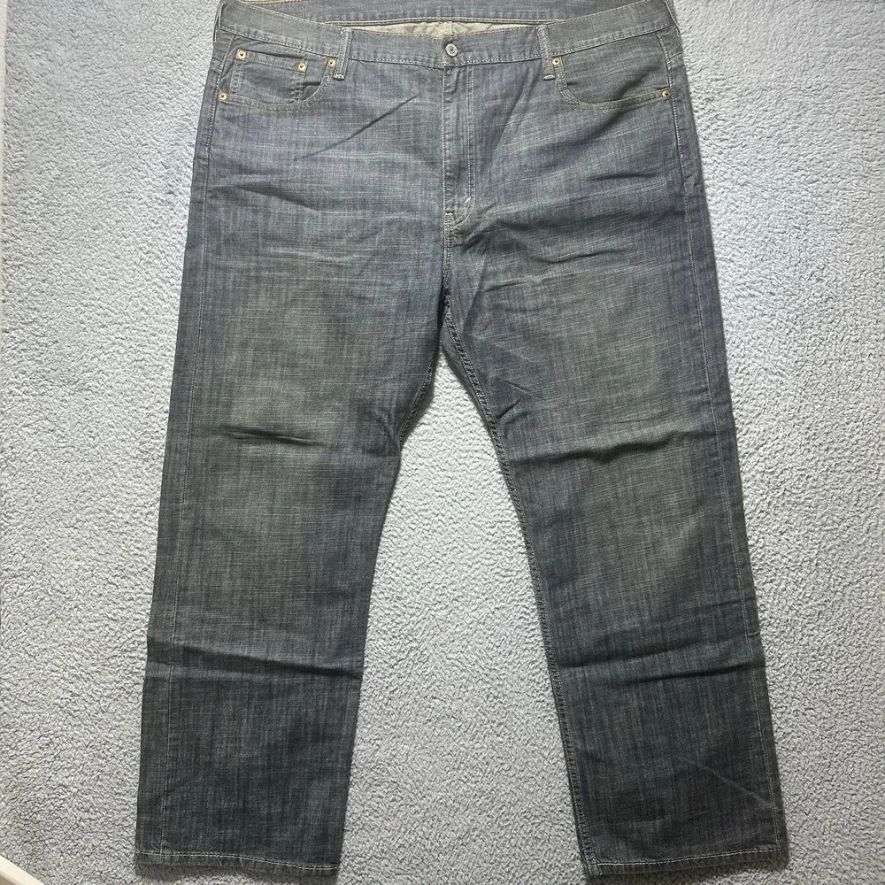 Mens Levis 569 Jeans 42x32 Baggy Loose Straight Denim‎ Pants Y2K Faded